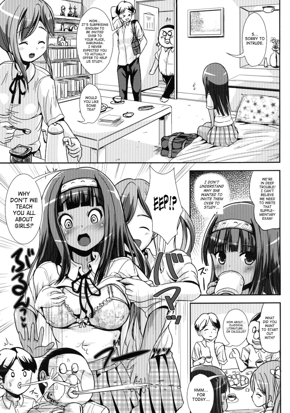 Hentai Manga Comic-Asa Onna Ore to Futanarikko Ojousama-Chapter 4-4